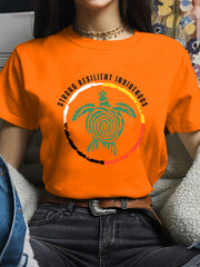 Women's Strong Resilient Indigenous Turtle T-shirts
