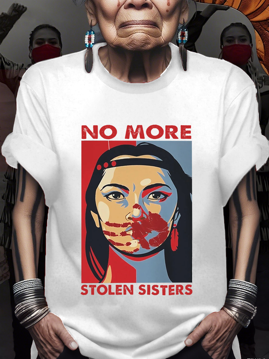 Women's no more stolen sisters T-shirts