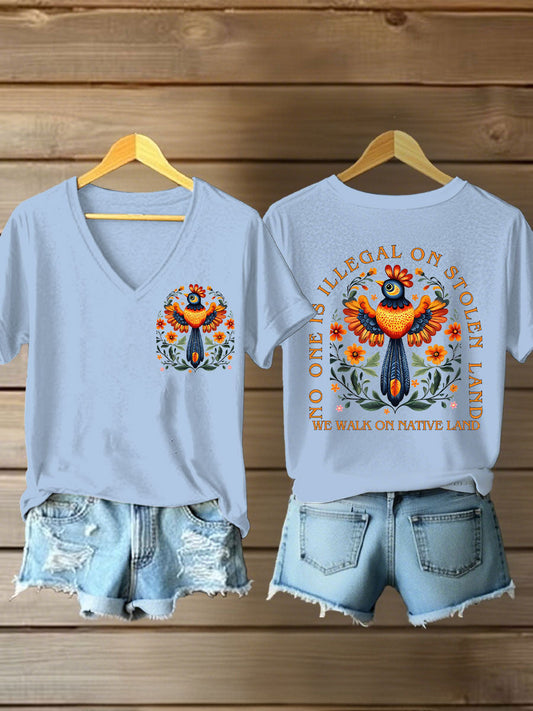 Women's you are not forgotten V-neck t-shirts