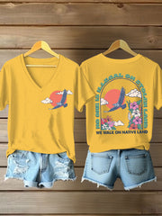 Women's you are not forgotten V-neck t-shirts