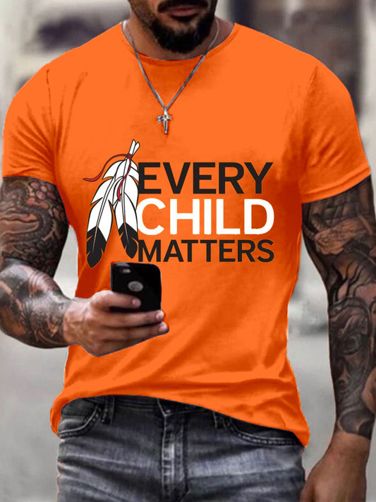 Men's Every Child Matters Feather Print T-Shirt