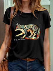 Women's Every Child Matters Indigenous Wolf T-shirts