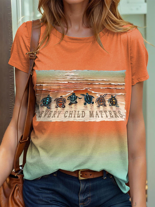 Women's Every child matters Turtle T-shirts