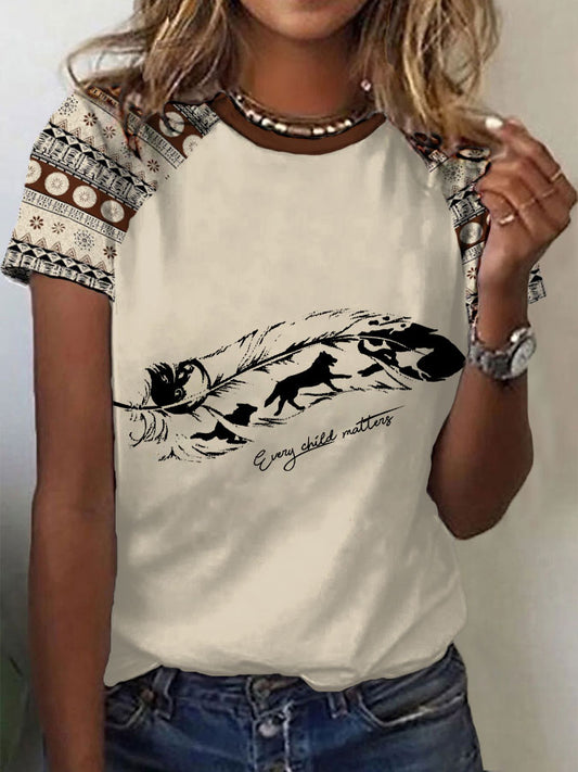 Women's Every child matters Wolf T-shirts
