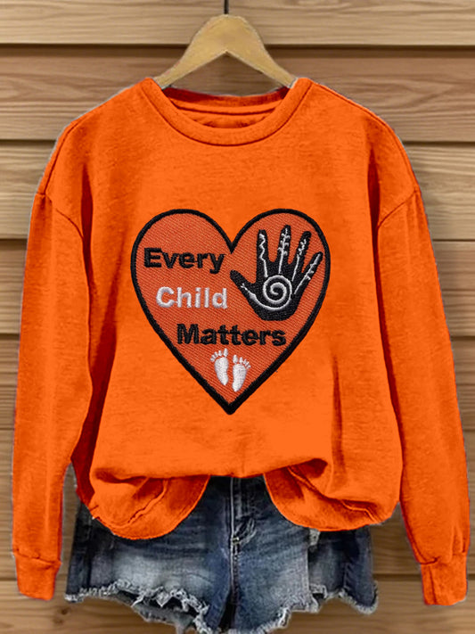 Women's Every Child Matters Embroidered Sweatshirt