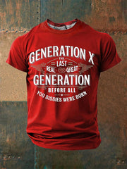 Men's Funny Slang Sarcasm 3D Print Short Sleeve T-Shirt