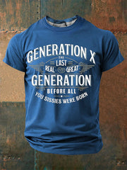 Men's Funny Slang Sarcasm 3D Print Short Sleeve T-Shirt