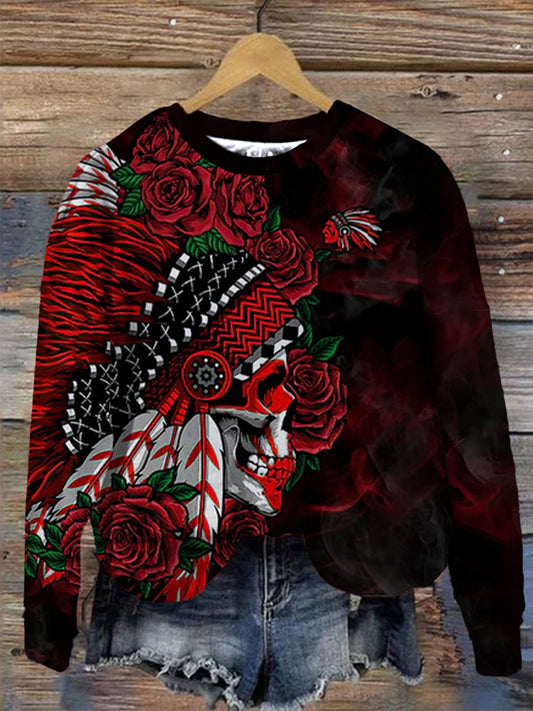 Women's MMIW Printed Casual Sweatshirt