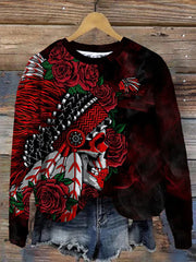 Women's MMIW Printed Casual Sweatshirt