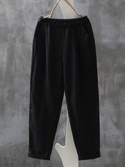 Women's Vintage Simple Linen Pants
