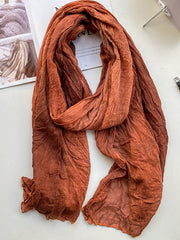 Women's Pink Dandelion Seagull Printed Scarf