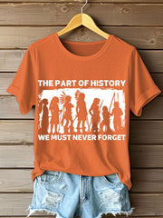 Women's clothing the art of history we must never forget T-shirts