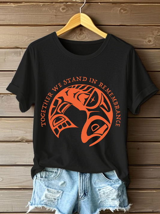 Women's Together we stand in remembrance T-shirts