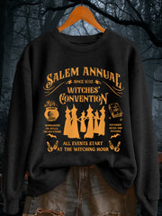 Women's Funny Halloween Witch Salem Annual Since1692 They Missed One Casual Sweatshirt