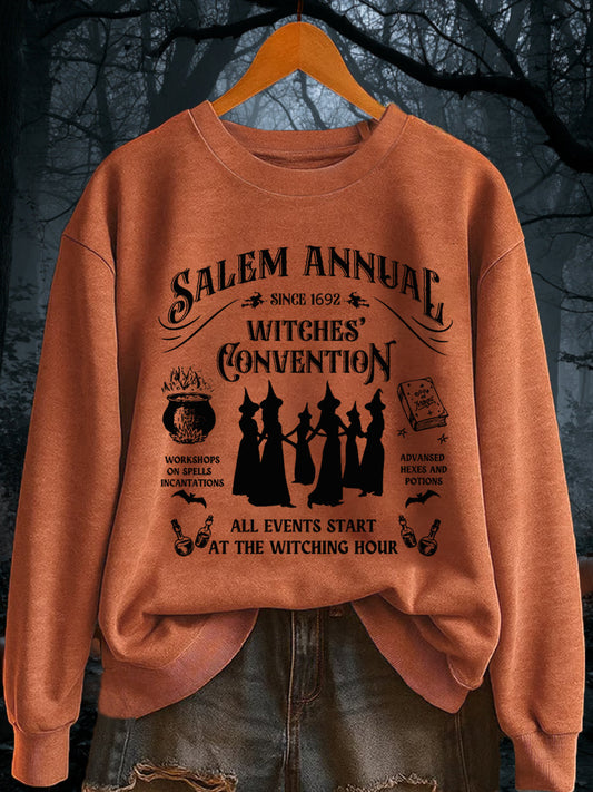Women's Funny Halloween Witch Salem Annual Since1692 They Missed One Casual Sweatshirt