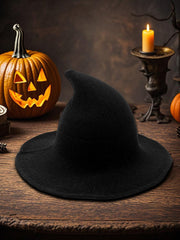 Unisex Halloween Knitted Witch Hat