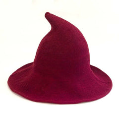 Unisex Halloween Knitted Witch Hat