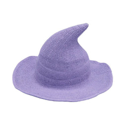 Unisex Halloween Knitted Witch Hat