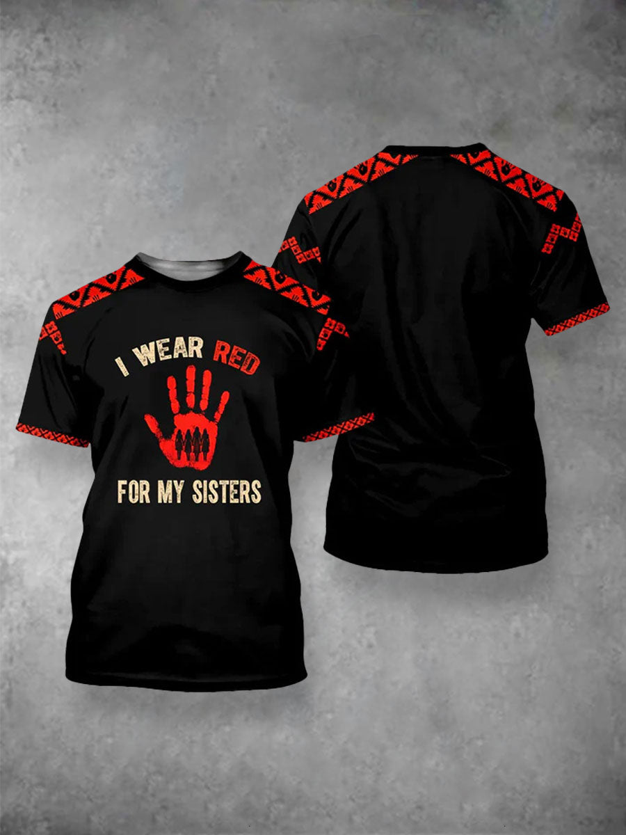 Women's MMIW Printed Casual T-shirt
