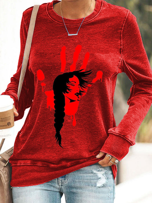 Women's MMIW Print Sweatshirt