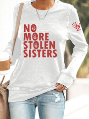 Women's MMIW Printed Casual Sweatshirt