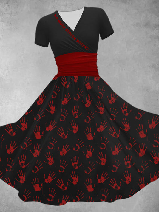 Women's MMIW Printed Casual Dress