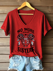 Women's MMIW Printed Casual T-shirt