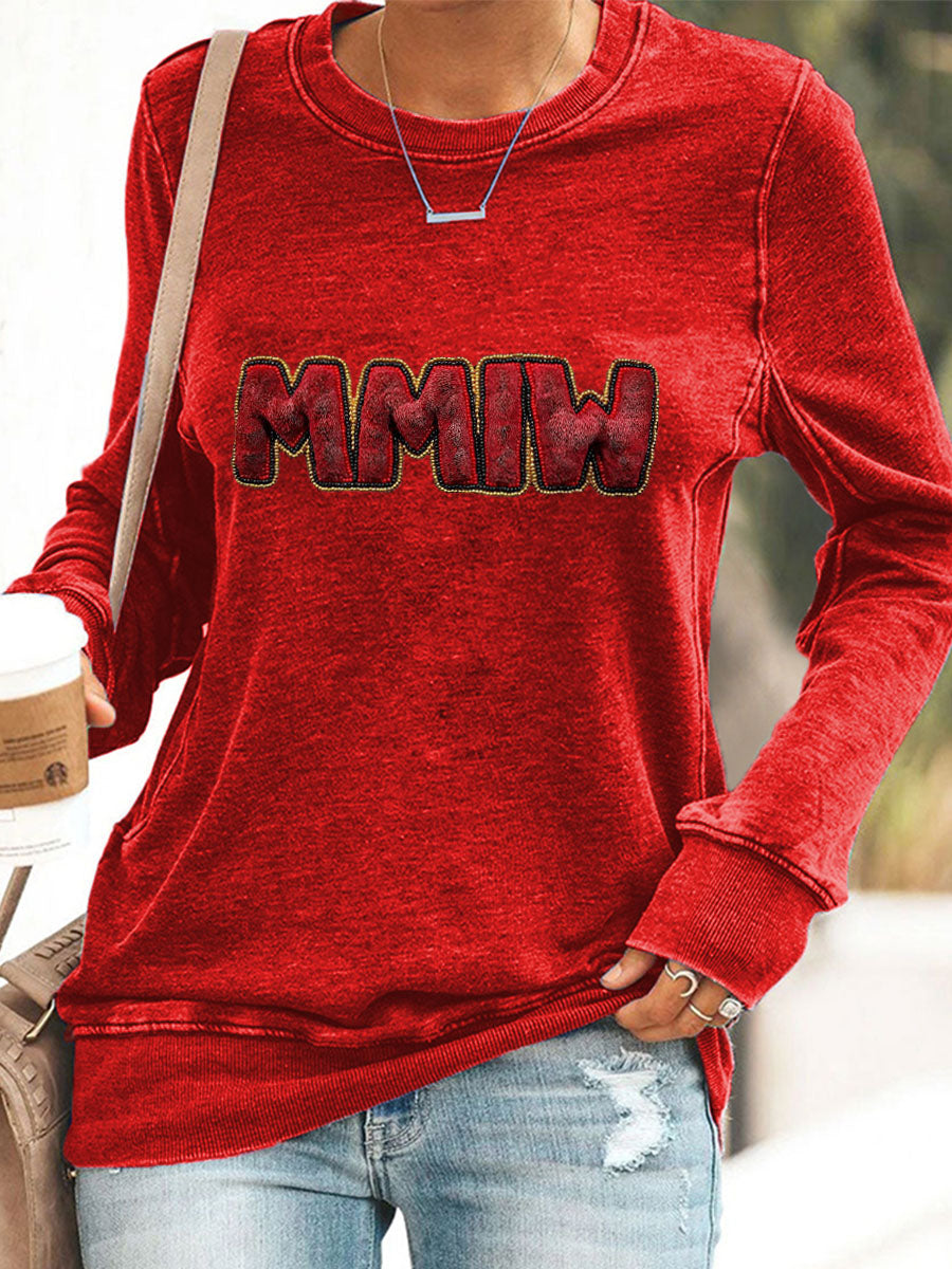 Women's MMIW Inspired Pattern Sweatshirt