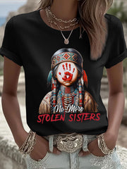 Women's no more stolen sisters MMIW T-shirts