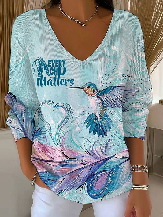 Women's Every child matters V-neck tops