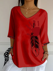 Women's MMIW V-neck tops