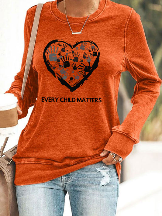 Women's Every Child Matters Printed Sweatshirt
