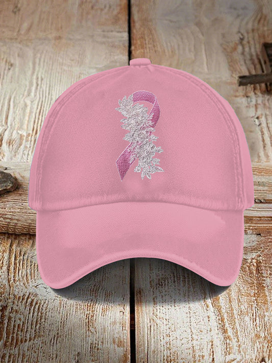 Unisex Breast Cancer Pink Print Hat