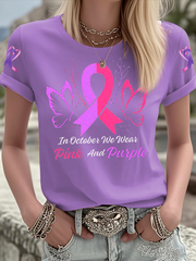 Women's Breast Cancer short-sleeved T-shirt