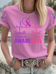 Women's Breast Cancer short-sleeved T-shirt