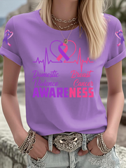 Women's Breast Cancer short-sleeved T-shirt