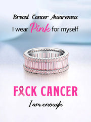 Women's breast cancer ring