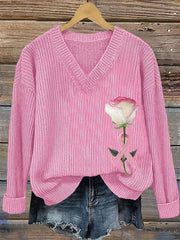 Women's Breast Cancer Awareness Pink Ribbon Print Casual Top