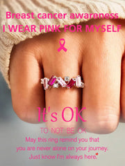 Women's breast cancer ring