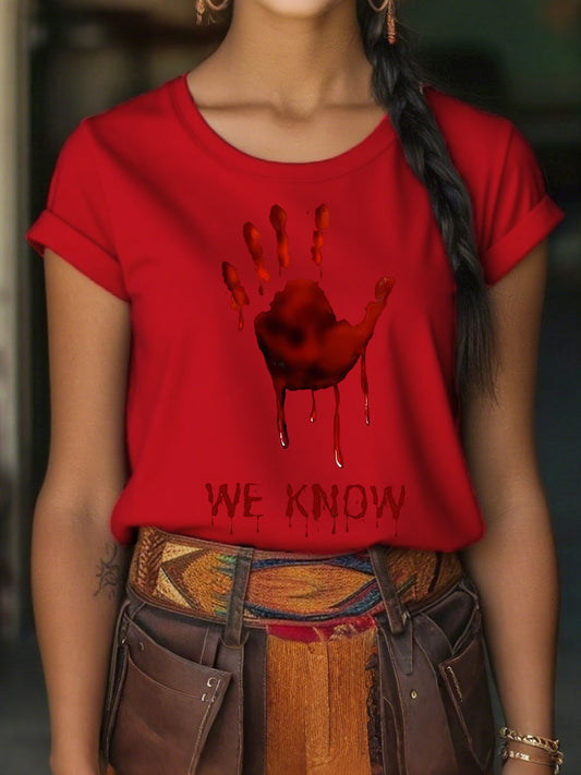 Women's MMIW casual t-shirts