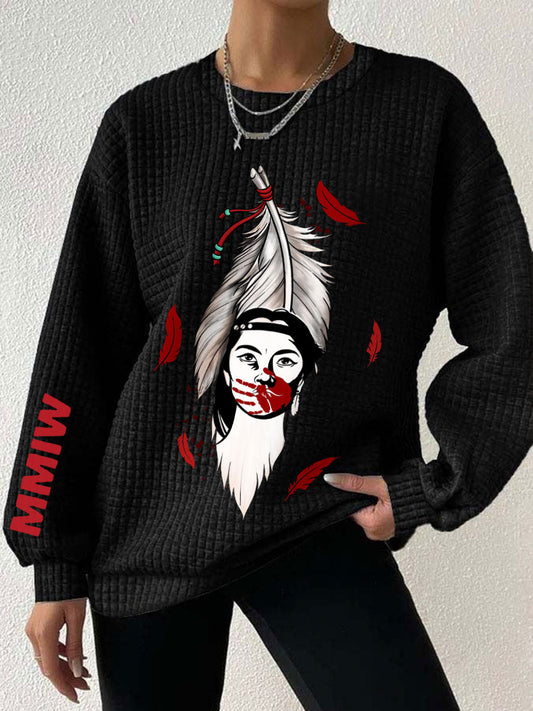 Women's MMIW Waffle Sweatshirts