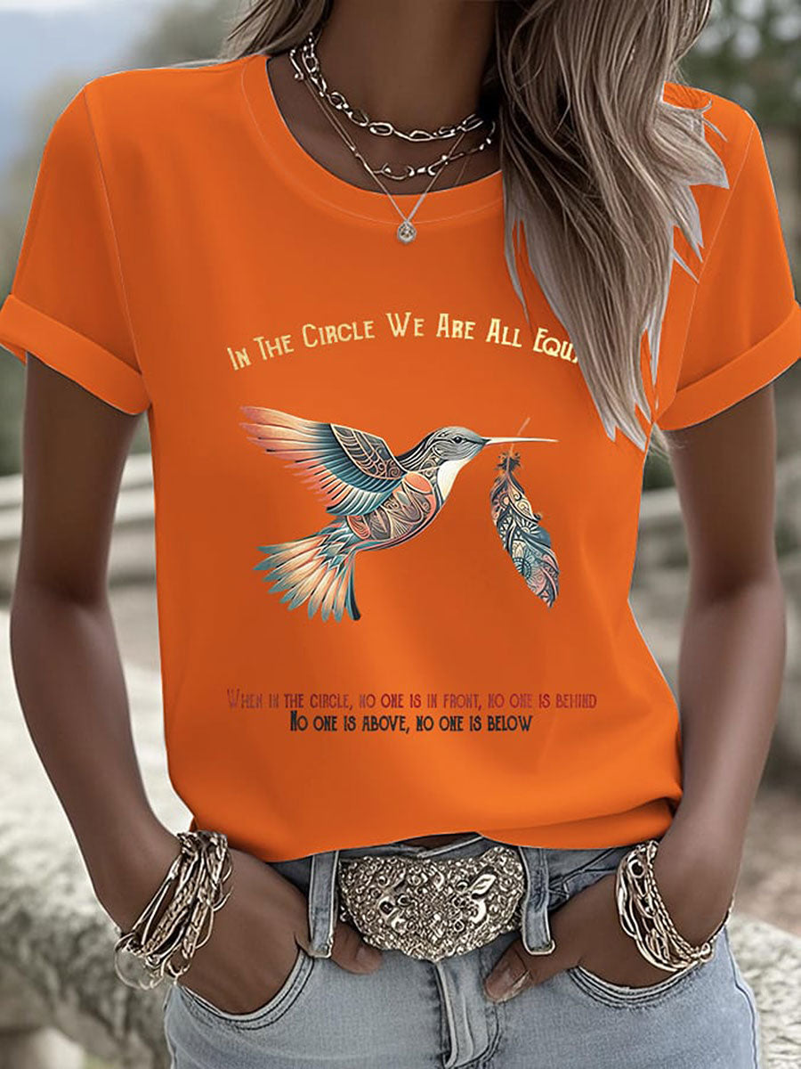 Women's in the circle we are all equal T-shirts