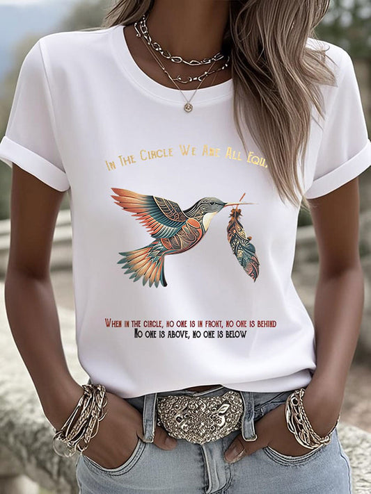 Women's in the circle we are all equal T-shirts