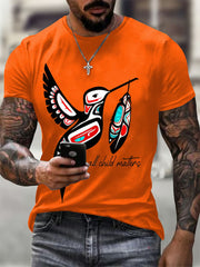 Men's All Child Matters Printed Casual T-Shirt