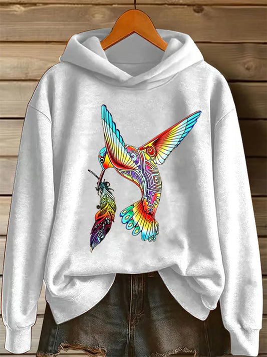 Women's "Orange Shirt Day" Printed Hooded Sweatshirt