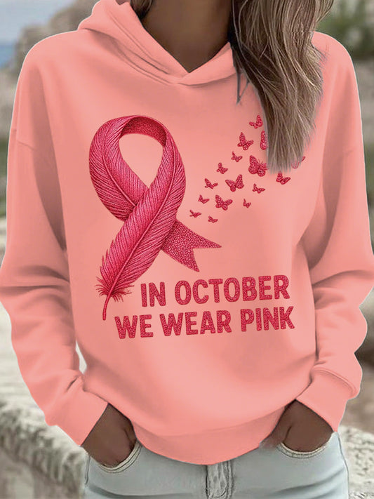 Women's In October We Wear Pink Sweatshirt