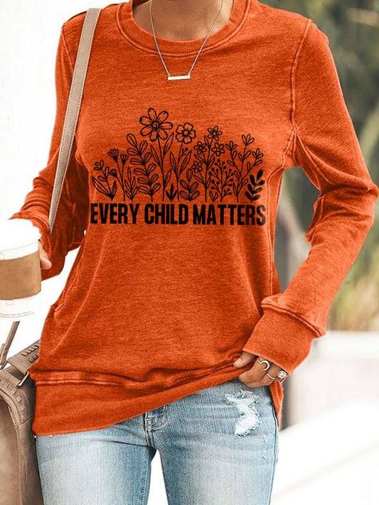 Women's Every Child Matters Print Sweatshirt