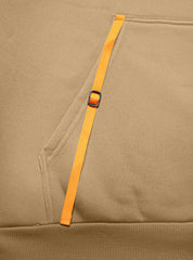 Men's Solid Color Pocket Plush Fleece Hoodie