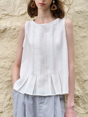 Women's Linen Casual Breathable Sleeveless Shirt