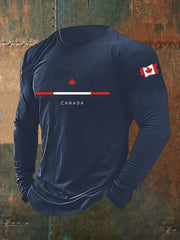 Men's Canada Print Casual T-Shirt